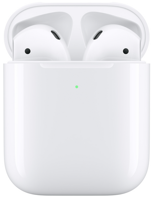 AirPods (2nd generation) — manufacturer reference photo; edition and included case shown in description